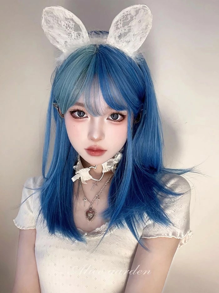 ウィッグ グラデーション レディース フルウィッグ ミディアム 短髪 ストレート 可愛い かわいい 大人用 コスプレ ロリータ ゴスロリ コスチューム 仮装 かつら 自然 小顔 変装 女装 文化祭 学 ウィッグ グラデーション レディース フルウィッグ ミディアム 短髪 ストレート 可愛い かわいい 大人用 コスプレ ロリータ ゴスロリ コスチューム 仮装 かつら 自然 小顔 変装 女装 文化祭 学