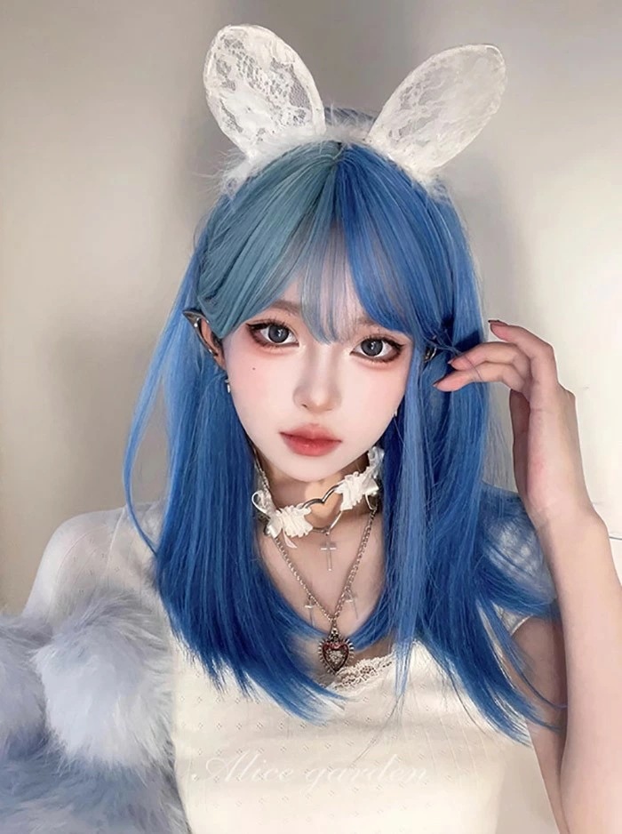 ウィッグ グラデーション レディース フルウィッグ ミディアム 短髪 ストレート 可愛い かわいい 大人用 コスプレ ロリータ ゴスロリ コスチューム 仮装 かつら 自然 小顔 変装 女装 文化祭 学 ウィッグ グラデーション レディース フルウィッグ ミディアム 短髪 ストレート 可愛い かわいい 大人用 コスプレ ロリータ ゴスロリ コスチューム 仮装 かつら 自然 小顔 変装 女装 文化祭 学