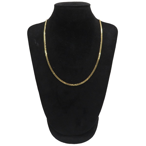 喜平ネックレス 6面ダブル 60cm 30.1g K18YG 造幣局検定刻印 K18 イエローゴールド キヘイネックレス 中古 送料無料