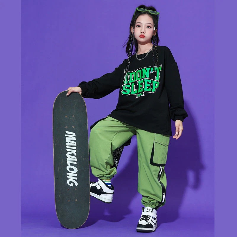 子供の街のダンスのショーのヒップホップの服装のスーツの男の子の出演服の女の子のhiphopのジャズのダンスのファッション服 子供の街のダンスのショーのヒップホップの服装のスーツの男の子の出演服の女の子のhiphopのジャズのダンスのファッション服