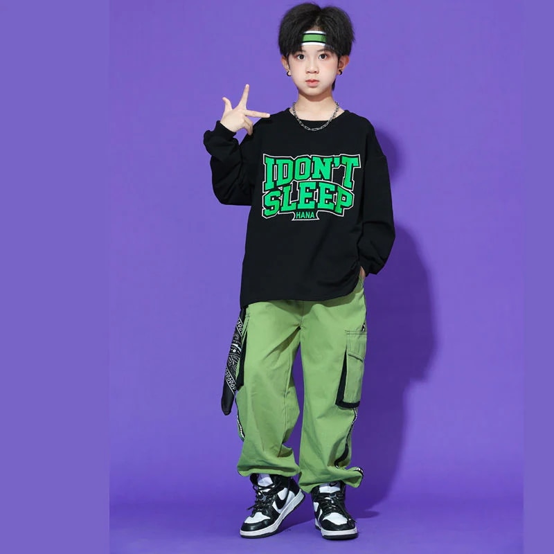 子供の街のダンスのショーのヒップホップの服装のスーツの男の子の出演服の女の子のhiphopのジャズのダンスのファッション服 子供の街のダンスのショーのヒップホップの服装のスーツの男の子の出演服の女の子のhiphopのジャズのダンスのファッション服