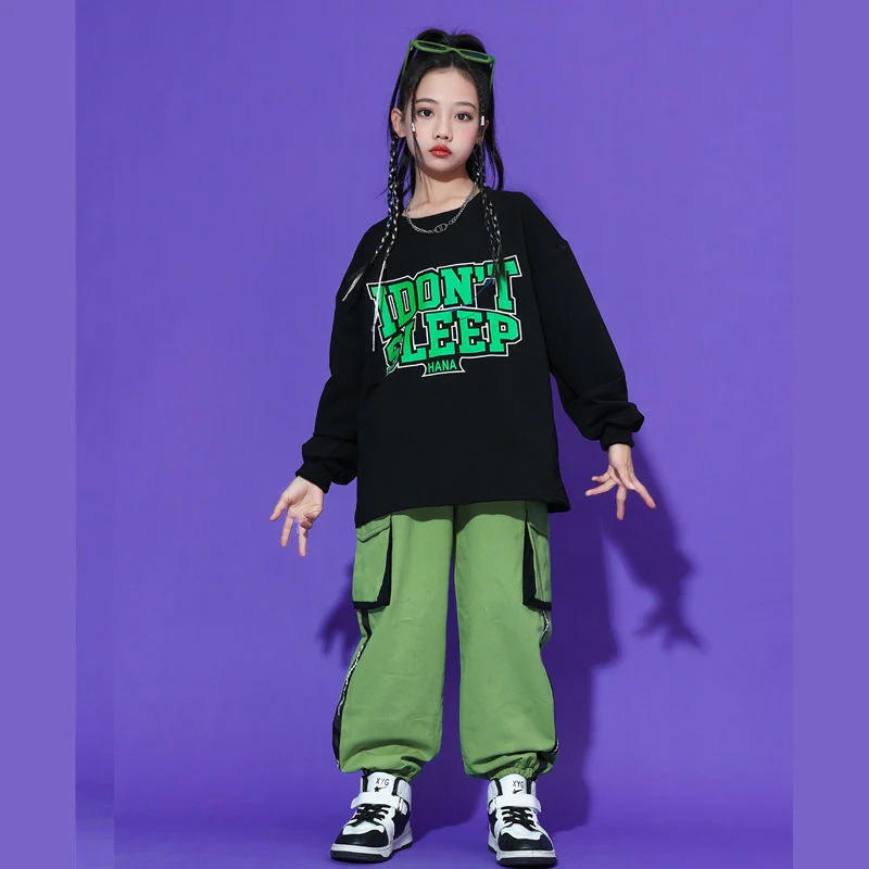 子供の街のダンスのショーのヒップホップの服装のスーツの男の子の出演服の女の子のhiphopのジャズのダンスのファッション服 子供の街のダンスのショーのヒップホップの服装のスーツの男の子の出演服の女の子のhiphopのジャズのダンスのファッション服