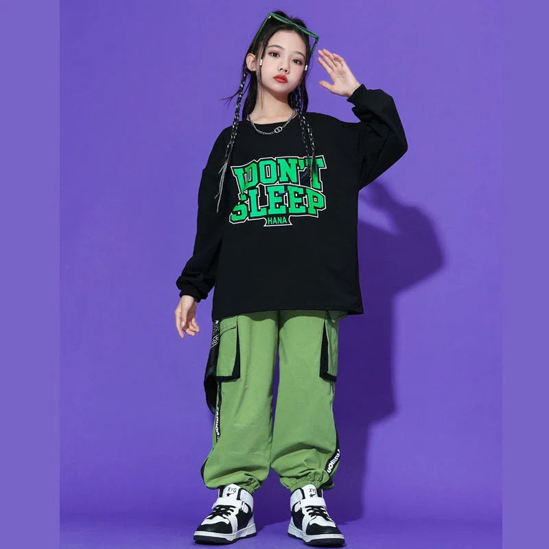 子供の街のダンスのショーのヒップホップの服装のスーツの男の子の出演服の女の子のhiphopのジャズのダンスのファッション服 子供の街のダンスのショーのヒップホップの服装のスーツの男の子の出演服の女の子のhiphopのジャズのダンスのファッション服