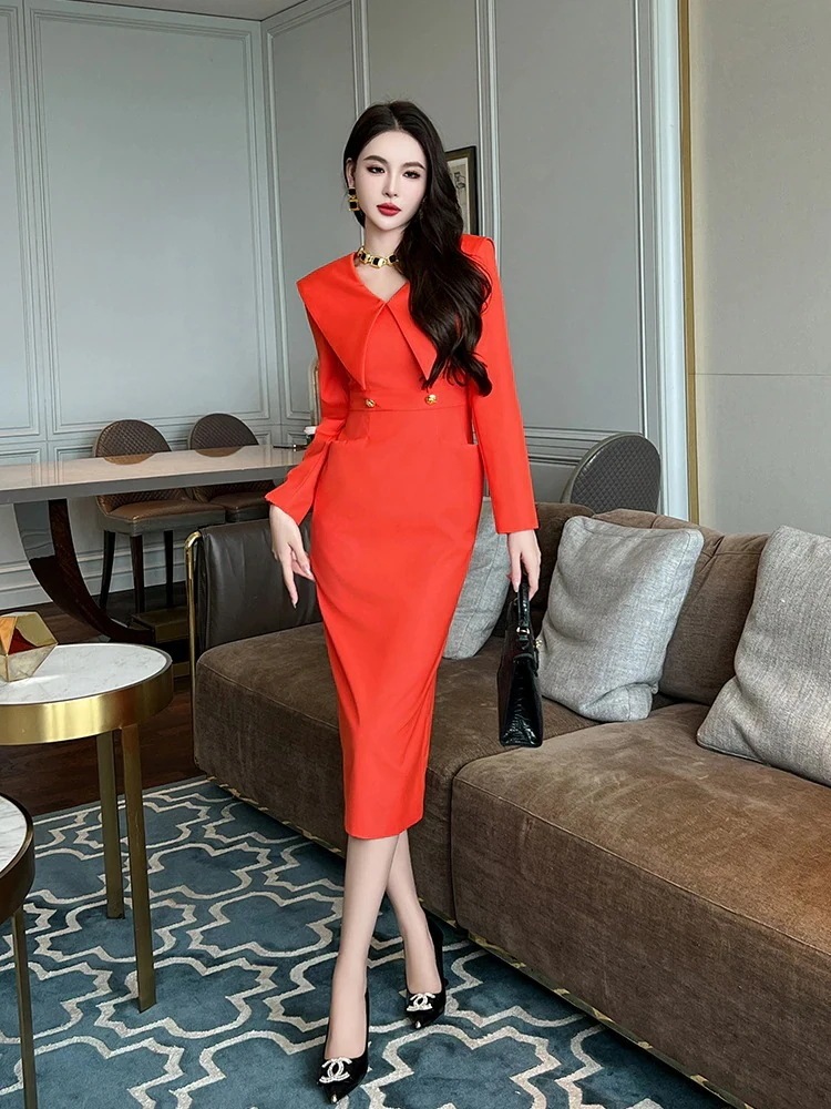 【JY.上品】 春冬 スーツワンピース パーティードレス キャバ 着痩せ 大人 同窓会 披露宴 卒業式 結婚式 演奏会 ウェディング 二次会