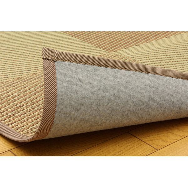 い草花ござカーペット DXパルコ裏貼CP ブラウン 江戸間6畳(261352cm) (裏:不織布) い草花ござカーペット DXパルコ裏貼CP ブラウン 江戸間6畳(261352cm) (裏:不織布)
