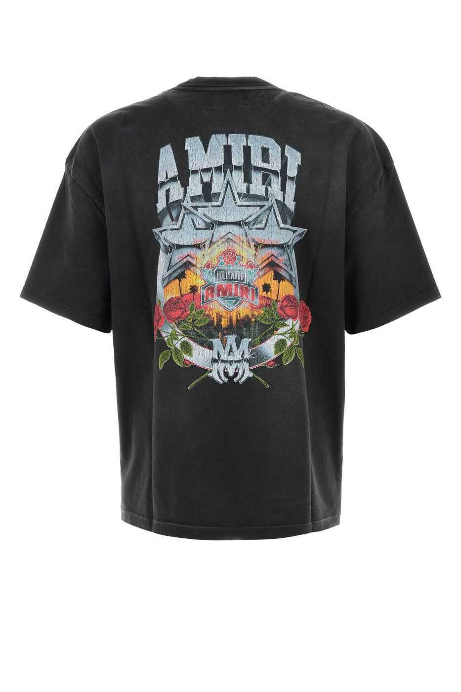 AMJYTE1139 BLACK ブラック 春夏2025 Tシャツ メンズ ia