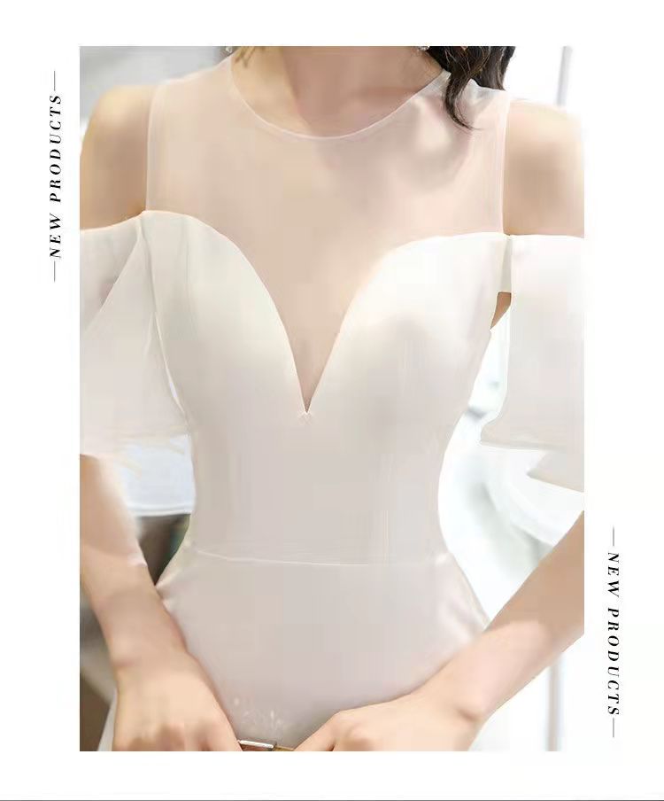 ウエディングドレス 二次会ドレス 前撮り 後撮り 結婚式 パーティードレス 花嫁ドレス ファスナー