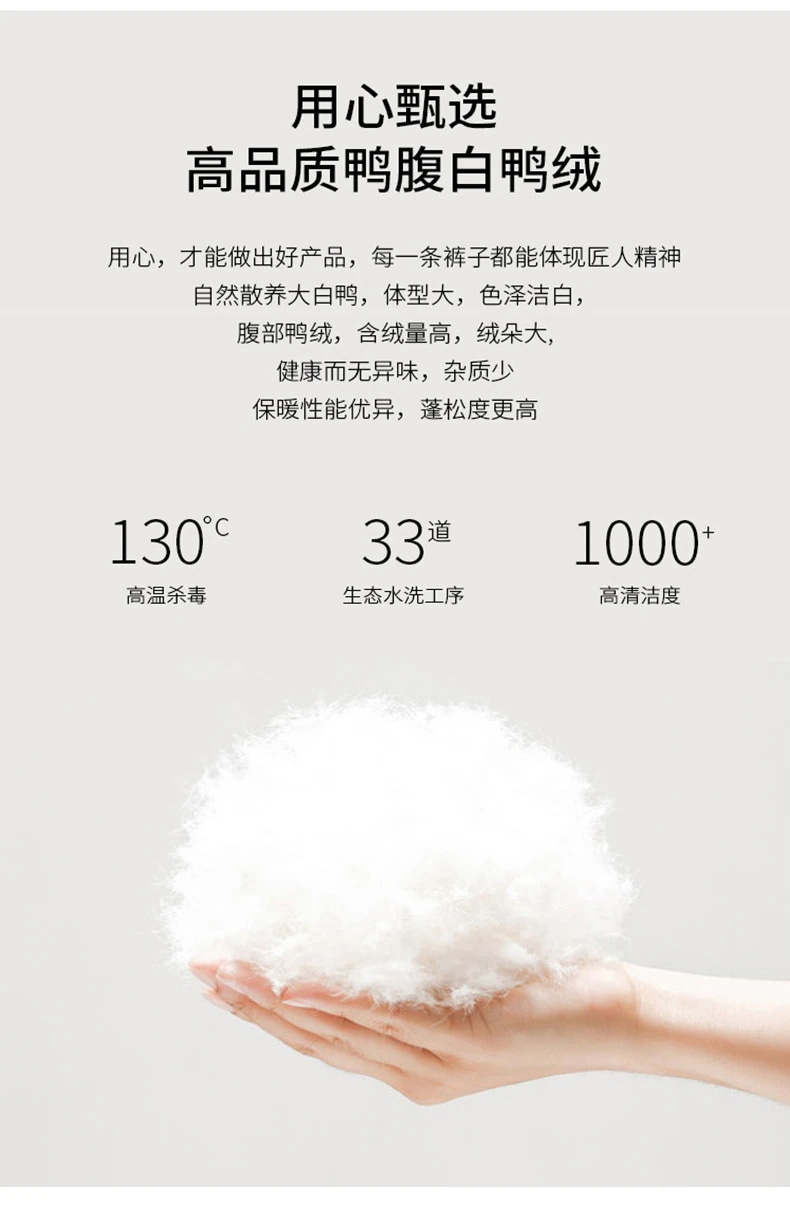 90白鴨毛ダウンパンツ女冬の新型高腰保温カジュアルパンツ中年の母は太ももパンツを厚くした