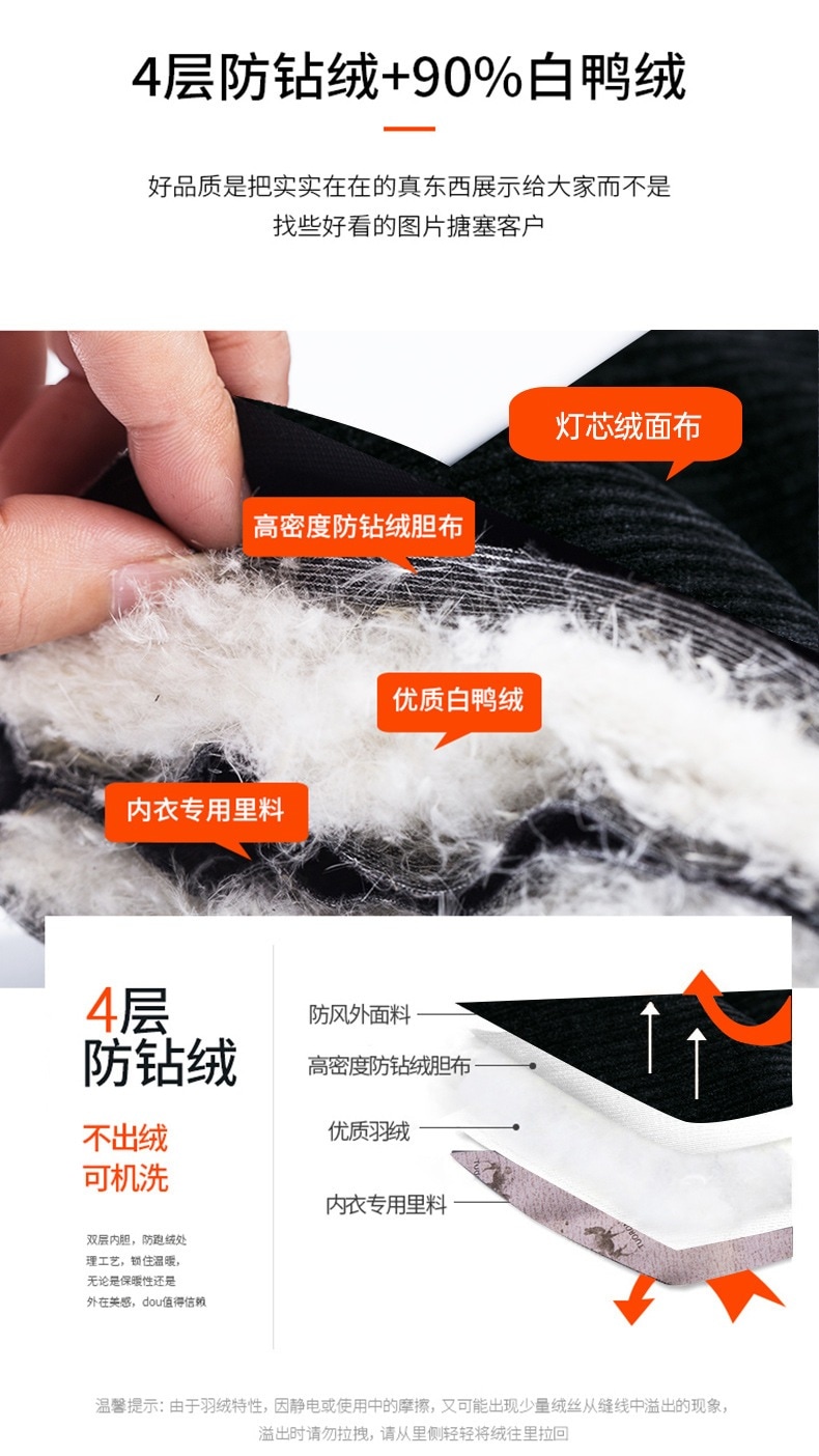 90白鴨毛ダウンパンツ女冬の新型高腰保温カジュアルパンツ中年の母は太ももパンツを厚くした