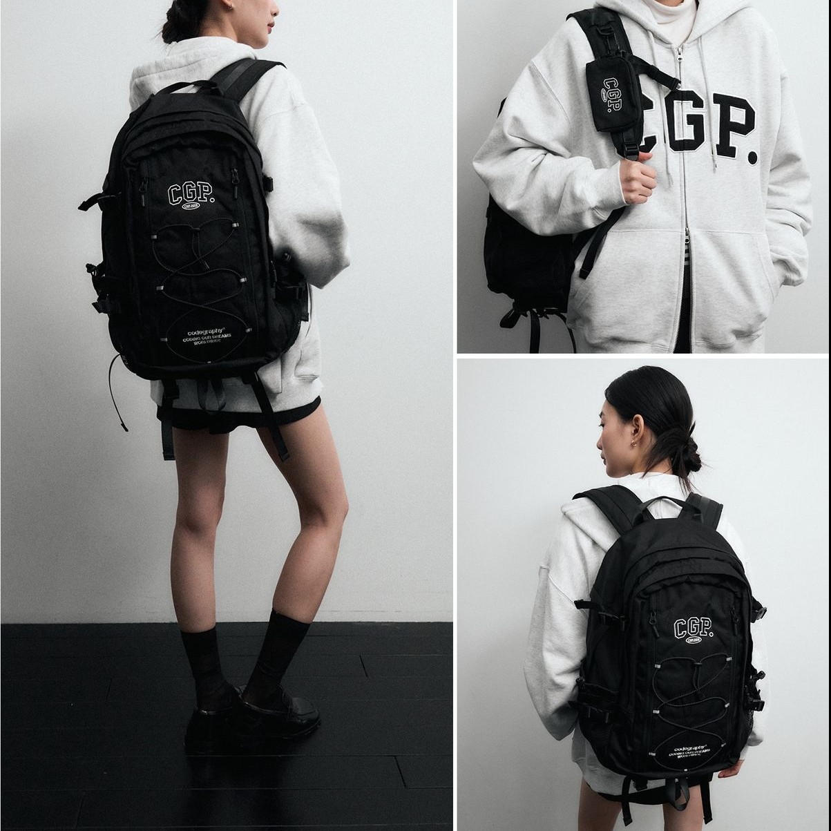 CGP アーチロゴ バックパック_ブラック 34L CGP アーチロゴ バックパック_ブラック 34L