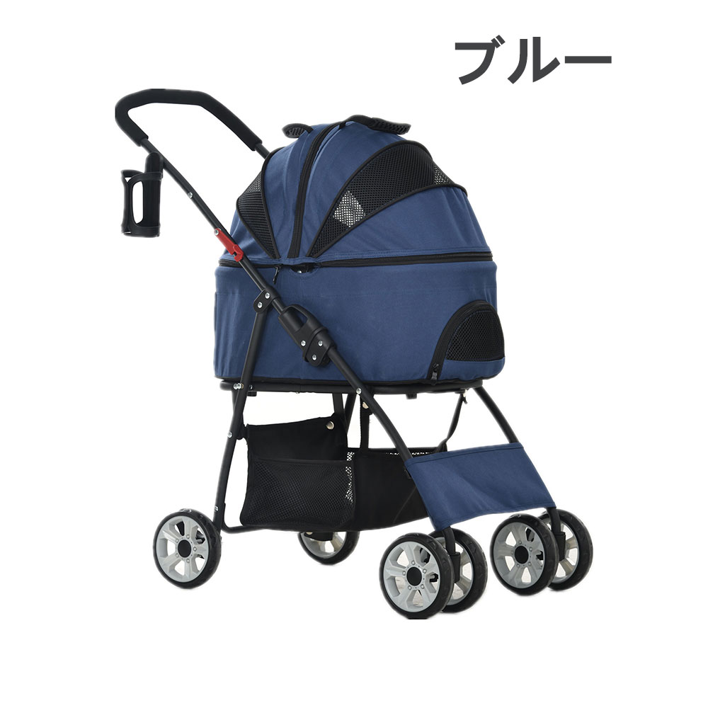 ペットカート 取り外し可能 折りたたみ 組立簡単ペットカート 分離式 取り外し可能 折りたたみ 多頭