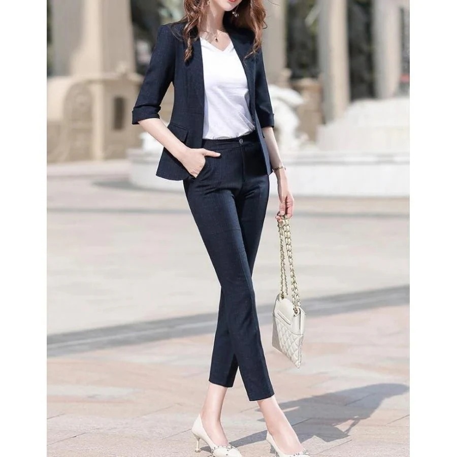 パンツスーツレディースパンツセット ジャケット+パンツ 冷房対策テーラードジャケット 九分丈パンツ 通勤スーツ ビジネス オフィス S4XL30%までに制限 パンツスーツレディースパンツセット ジャケット+パンツ 冷房対策テーラードジャケット 九分丈パンツ 通勤スーツ ビジネス オフィス S4XL30%までに制限