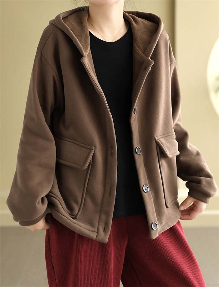 ボタンパーカー 裏起毛 レディース 秋 冬 厚手 長袖 スウェット パーカー 大きい サイズ ジャケット ブルゾン アウター カーディガン ライトアウター コート ボタン 長袖 羽織り 大きい ゆった ボタンパーカー 裏起毛 レディース 秋 冬 厚手 長袖 スウェット パーカー 大きい サイズ ジャケット ブルゾン アウター カーディガン ライトアウター コート ボタン 長袖 羽織り 大きい ゆった