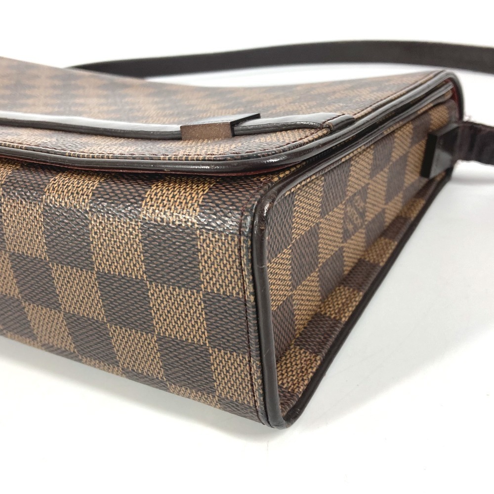 ショルダーバッグ N51160 トライベッカ・ロン ダミエ カバン 肩掛け フラップ ダミエキャンバス エベヌ ブラウン