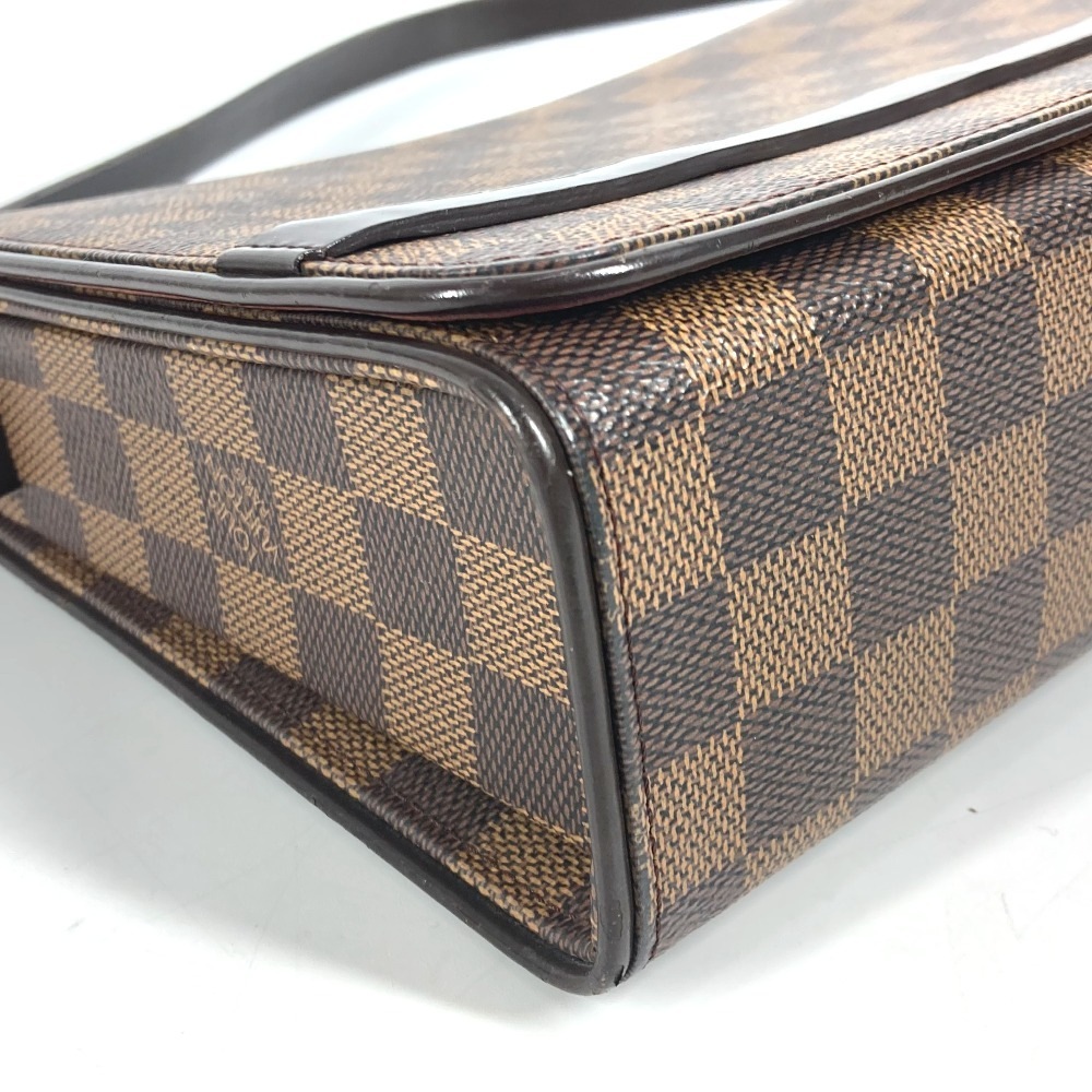 ショルダーバッグ N51160 トライベッカ・ロン ダミエ カバン 肩掛け フラップ ダミエキャンバス エベヌ ブラウン