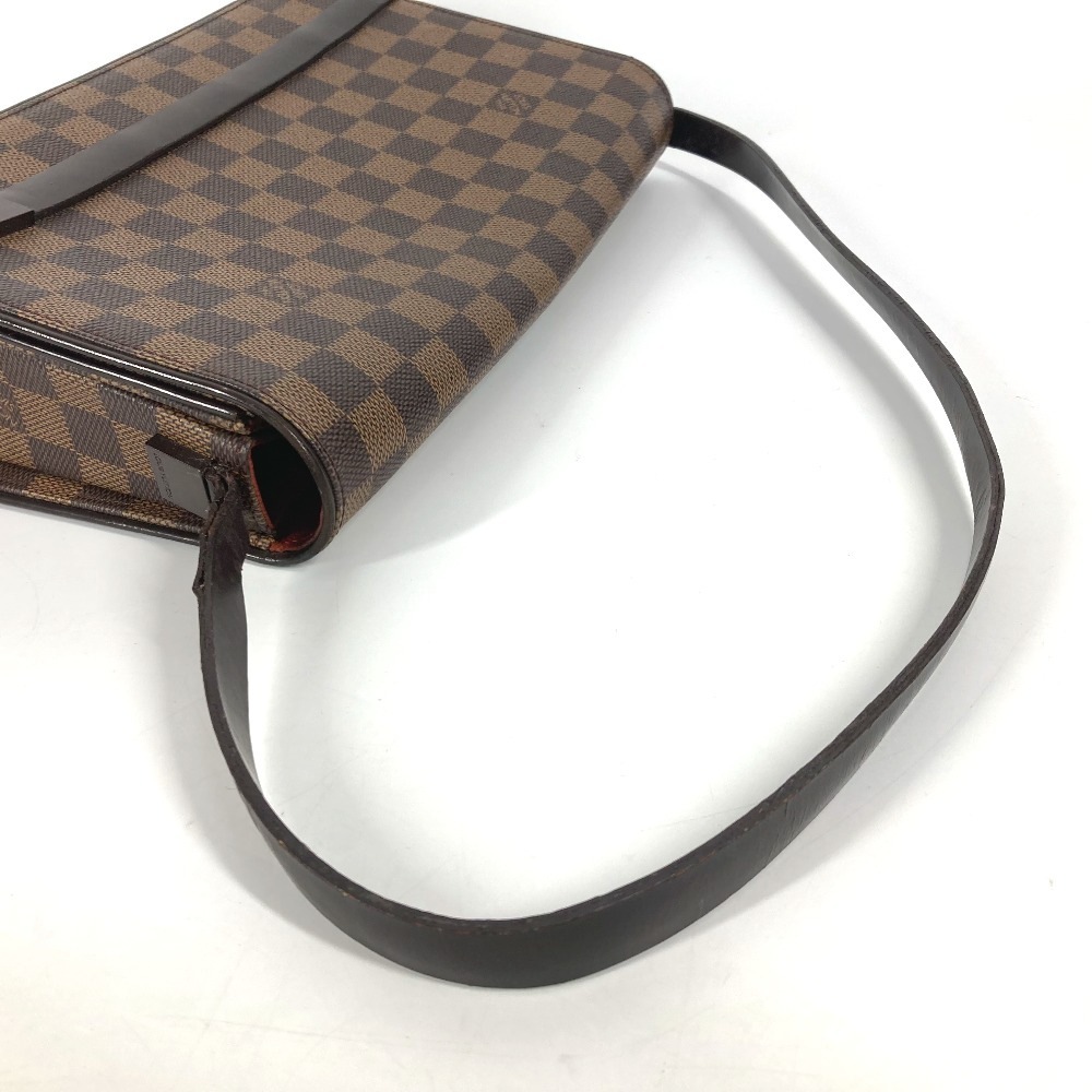 ショルダーバッグ N51160 トライベッカ・ロン ダミエ カバン 肩掛け フラップ ダミエキャンバス エベヌ ブラウン