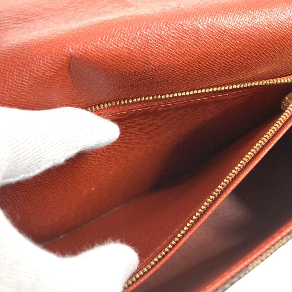 ショルダーバッグ N51160 トライベッカ・ロン ダミエ カバン 肩掛け フラップ ダミエキャンバス エベヌ ブラウン