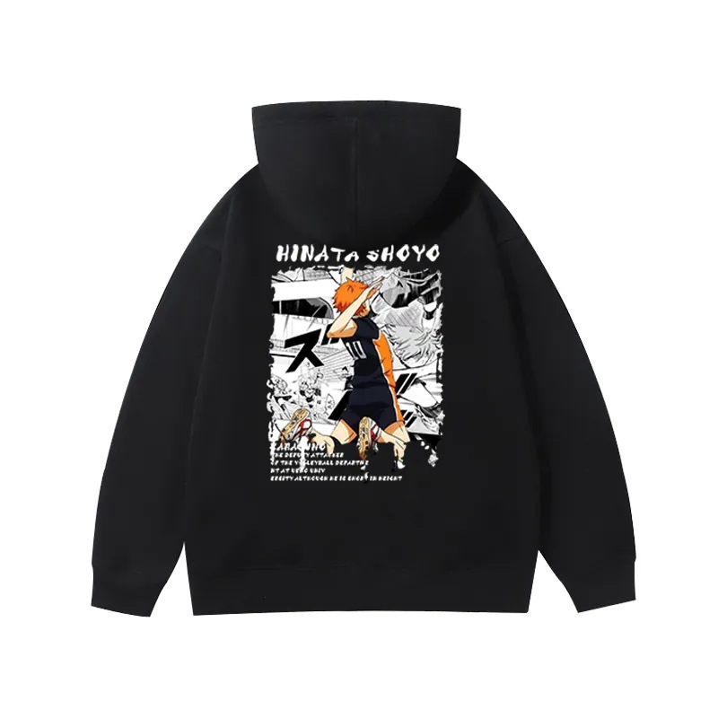 アニメバレーボール落書き痛服男性日向翔陽ファン服 アニメバレーボール落書き痛服男性日向翔陽ファン服