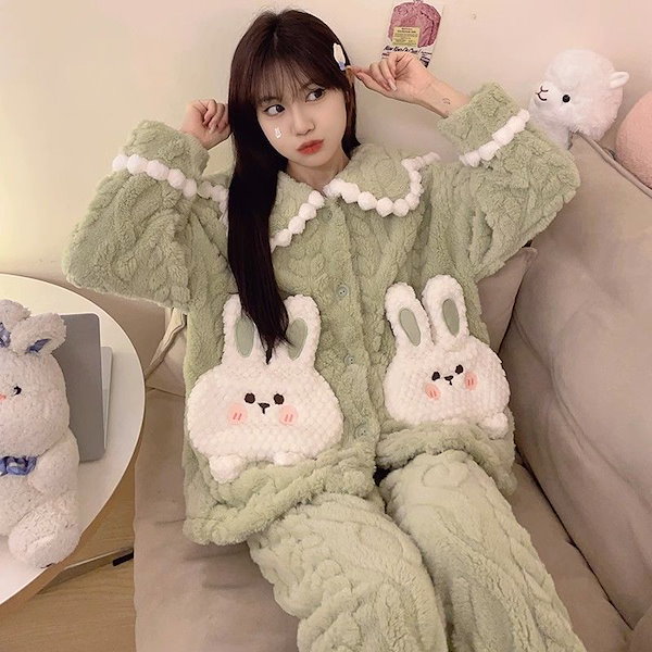 韓国限定 SPAO x クロミ あったか 冬 パジャマ ユニセックス S 新品 クロミ SPAO(スパオ) ルームウェア・パジャマ(レディース) - 海外通販