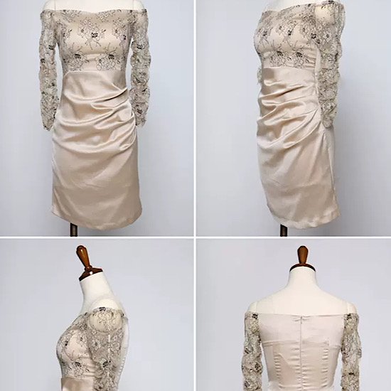 【取寄:納期2週間】結婚式ドレス オフショルダー 長袖 スリム 刺繍 ゴージャス デコルテ 発表会 演奏会 レディース 結婚式 ステージ衣装 ショート丈 エレガント ウエディングドレス 【取寄:納期2週間】結婚式ドレス オフショルダー 長袖 スリム 刺繍 ゴージャス デコルテ 発表会 演奏会 レディース 結婚式 ステージ衣装 ショート丈 エレガント ウエディングドレス