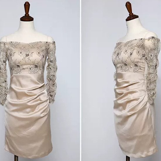 【取寄:納期2週間】結婚式ドレス オフショルダー 長袖 スリム 刺繍 ゴージャス デコルテ 発表会 演奏会 レディース 結婚式 ステージ衣装 ショート丈 エレガント ウエディングドレス 【取寄:納期2週間】結婚式ドレス オフショルダー 長袖 スリム 刺繍 ゴージャス デコルテ 発表会 演奏会 レディース 結婚式 ステージ衣装 ショート丈 エレガント ウエディングドレス