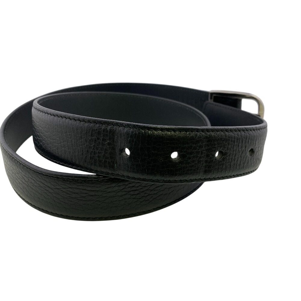 510309 CAOON レザー ベルト ブラック ブランド