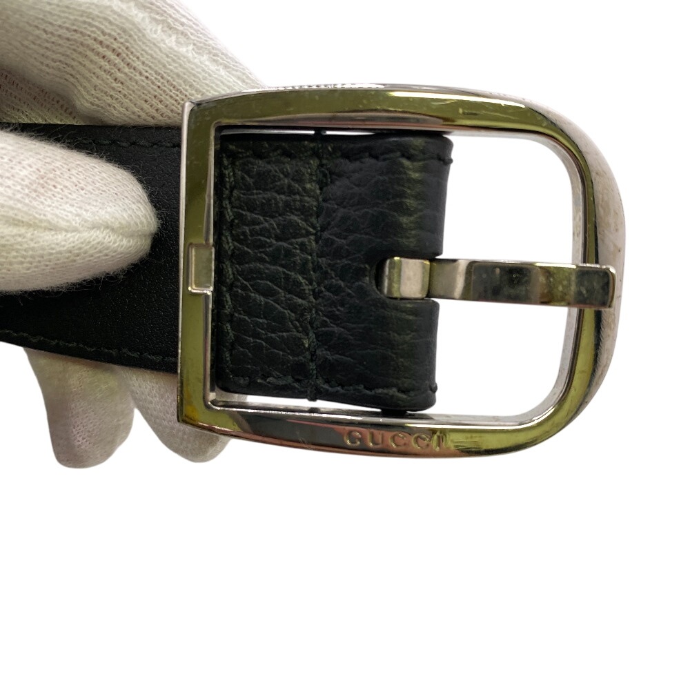 510309 CAOON レザー ベルト ブラック ブランド