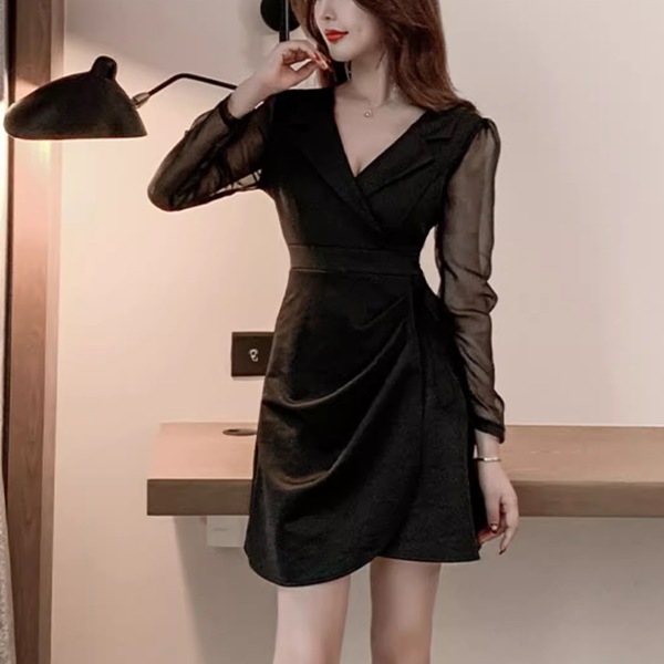 2カラー メッシュパッチワークドレス ナイトクラブドレス ワンピース イブニングドレス パーティードレス カラードレス ナイトドレス フォーマル ダンス クラブ ショート 膝上 長袖 スリム 細身 2カラー メッシュパッチワークドレス ナイトクラブドレス ワンピース イブニングドレス パーティードレス カラードレス ナイトドレス フォーマル ダンス クラブ ショート 膝上 長袖 スリム 細身