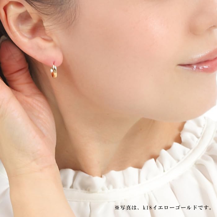 OKKO]ムーンピアス ピアス 小さめ 中折れ式 ポスト 日本製