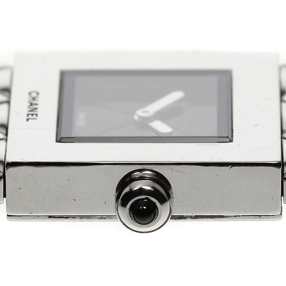 シャネル CHANEL H0009 マトラッセ クォーツ レディース 保証書付き_801607【中古】