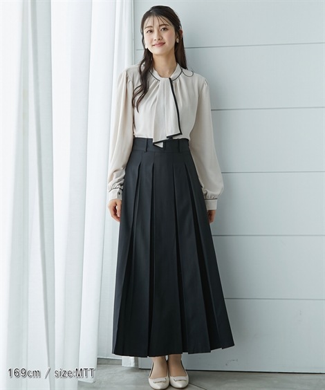 シャツ・ブラウス 高身長 マルチWAYボウタイブラウス トールサイズ シャツ・ブラウス 高身長 マルチWAYボウタイブラウス トールサイズ