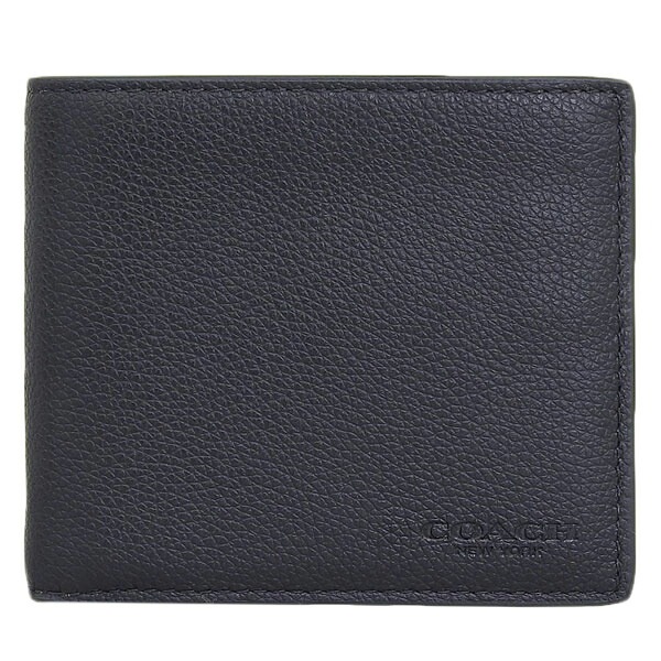 コーチ 財布 メンズ 二つ折り財布 アウトレット コインウォレット レザー ブラック CR378BLK COACH コーチ 財布 メンズ 二つ折り財布 アウトレット コインウォレット レザー ブラック CR378BLK COACH
