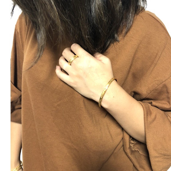 ハワイアンジュエリー バングル K24gp 24kgp K24gp K24 イエローゴールド メンズ ハワイアンジュエリー バングル K24gp 24kgp K24gp K24 イエローゴールド メンズ