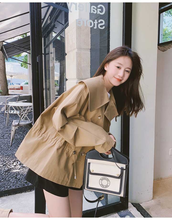 【急速出荷!】トレンチコート ショート マウンテンパーカー レディース コート ドロースト アウター 春 秋 ショート ボリューム袖 大きい襟 ワイドカラー ベージュ ウエストベルト 通勤 通学 大 【急速出荷!】トレンチコート ショート マウンテンパーカー レディース コート ドロースト アウター 春 秋 ショート ボリューム袖 大きい襟 ワイドカラー ベージュ ウエストベルト 通勤 通学 大