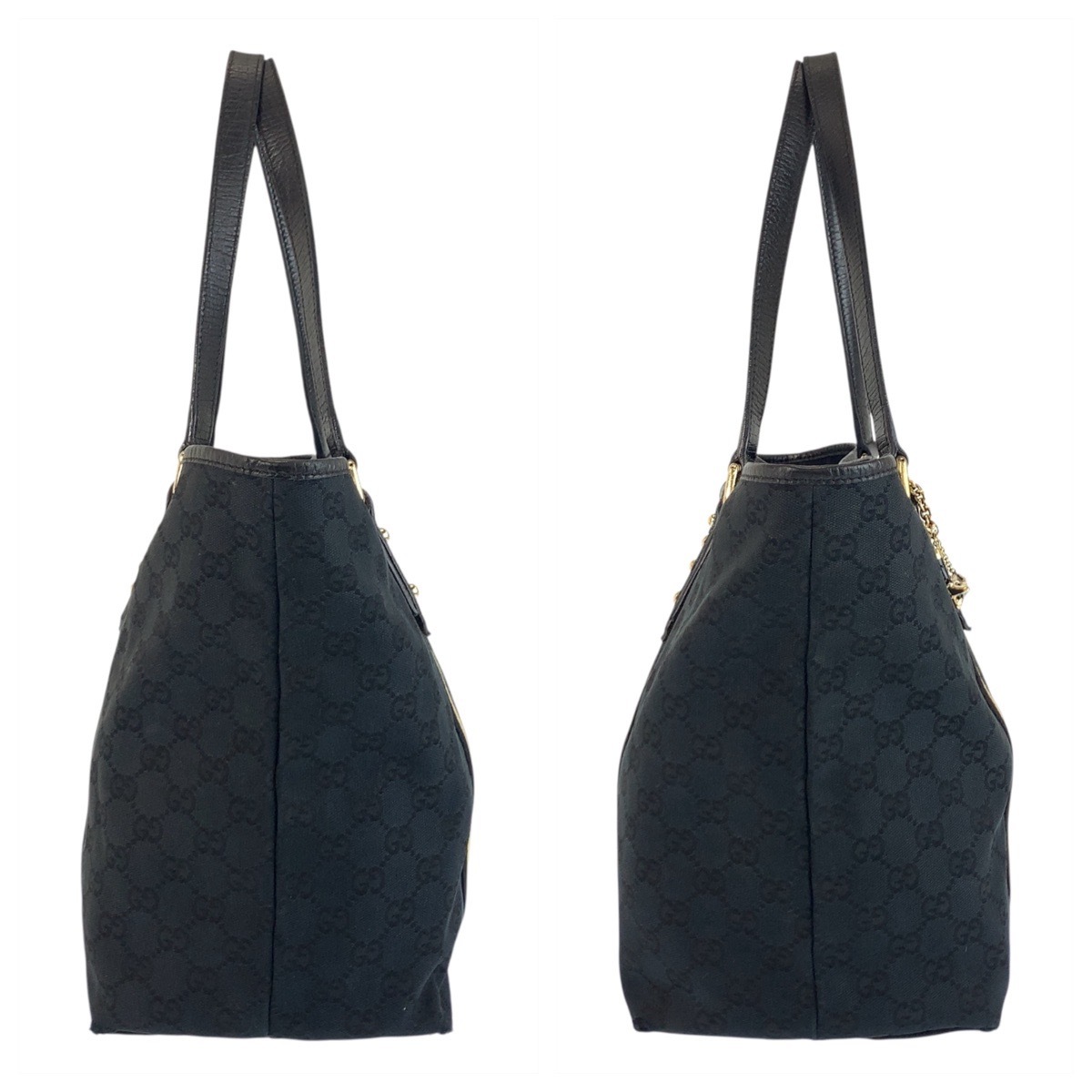 シェリーライン ブラック 黒 ゴールド金具 GGキャンバス 139260 トートバッグ ショルダーバッグ レディース 504016