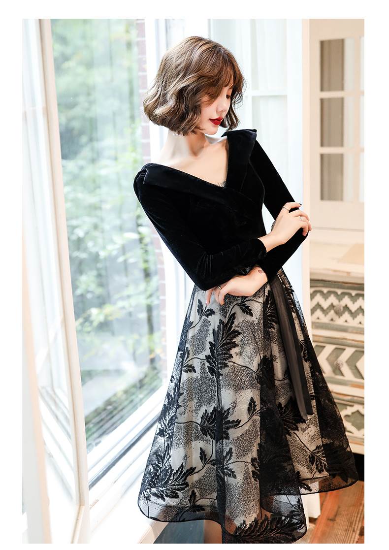 パーティードレス ミモレ丈 膝丈 大人可愛い 個性的 袖あり 黒 バイカラー リーフ柄 チュール ドッキング 結婚式 二次会 お呼ばれ ドレス フォーマル 演奏会 ピアノ 発表会 ドレス ワンピース パーティードレス ミモレ丈 膝丈 大人可愛い 個性的 袖あり 黒 バイカラー リーフ柄 チュール ドッキング 結婚式 二次会 お呼ばれ ドレス フォーマル 演奏会 ピアノ 発表会 ドレス ワンピース