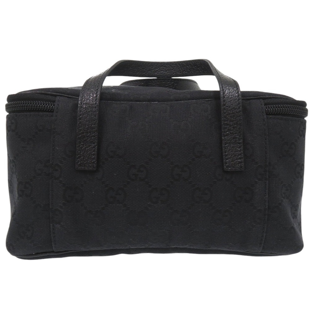 美品 バニティバッグ 化粧ポーチ GG 124540 ポーチ GGキャンバス/GGキャンバス ブラック 0643【中古】 レディース 美品 バニティバッグ 化粧ポーチ GG 124540 ポーチ GGキャンバス/GGキャンバス ブラック 0643【中古】 レディース