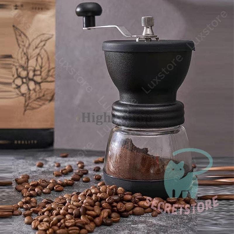 入荷！コーヒーミル 手動 手挽きコーヒーミル 豆挽き 全身水洗可能 持ち運びが便利 喫茶店 coffee アウトドア 粉砕度調整可能 プレゼント 粗さ調節