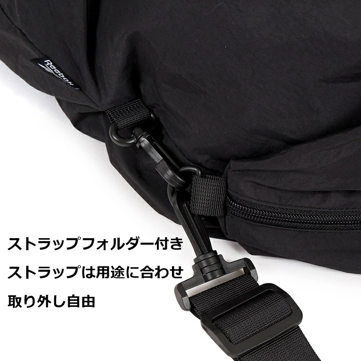 【Reebok】 リーボック ショルダーバッグ トートバッグ 2WAY 約28L A3 大きめ スポーツ ジム 部活 ユニセックス ロゴ ポケット 肩掛け 斜めがけ 手持ち Reebokバッグ Re