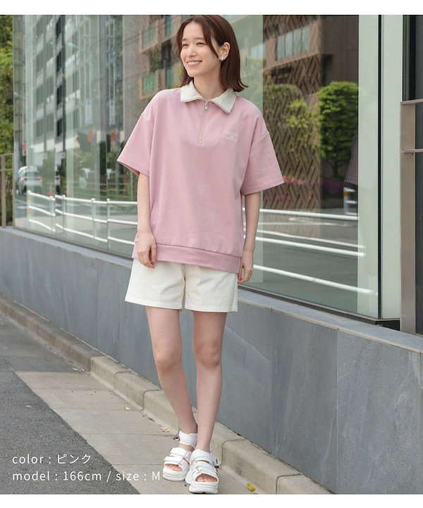 Qoo10] Honeys 【SOLD OUT】ハーフジップゆるトッ