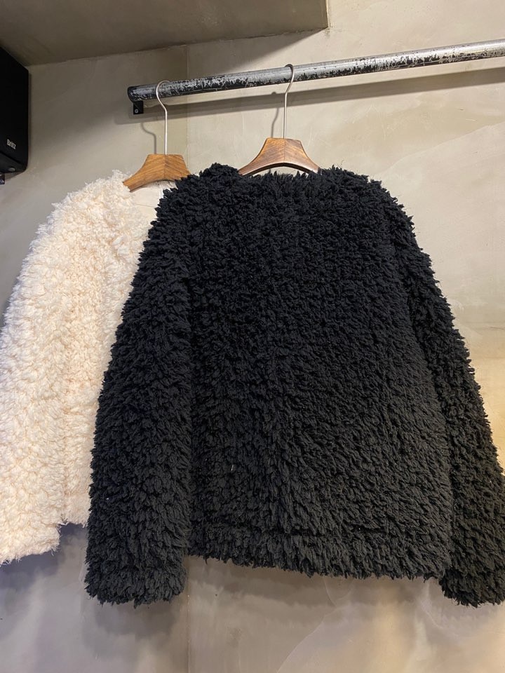 ボアファージャケット ファージャケット ボアファー カーディガン ジャケット ノーカラージャケット コート. アウター レディース 可愛い オシャレ 秋冬 2カラー D349 ボアファージャケット ファージャケット ボアファー カーディガン ジャケット ノーカラージャケット コート. アウター レディース 可愛い オシャレ 秋冬 2カラー D349