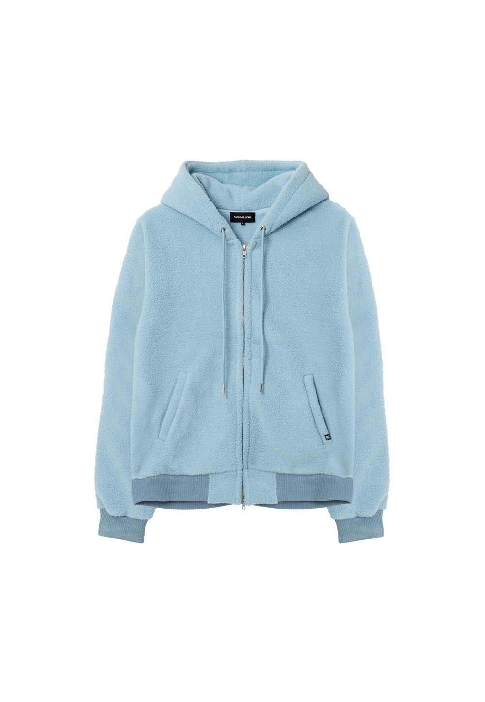 【WOOALONG】 SIGNATURE FLEECE HOOD ZIP-UP : 3COLORS