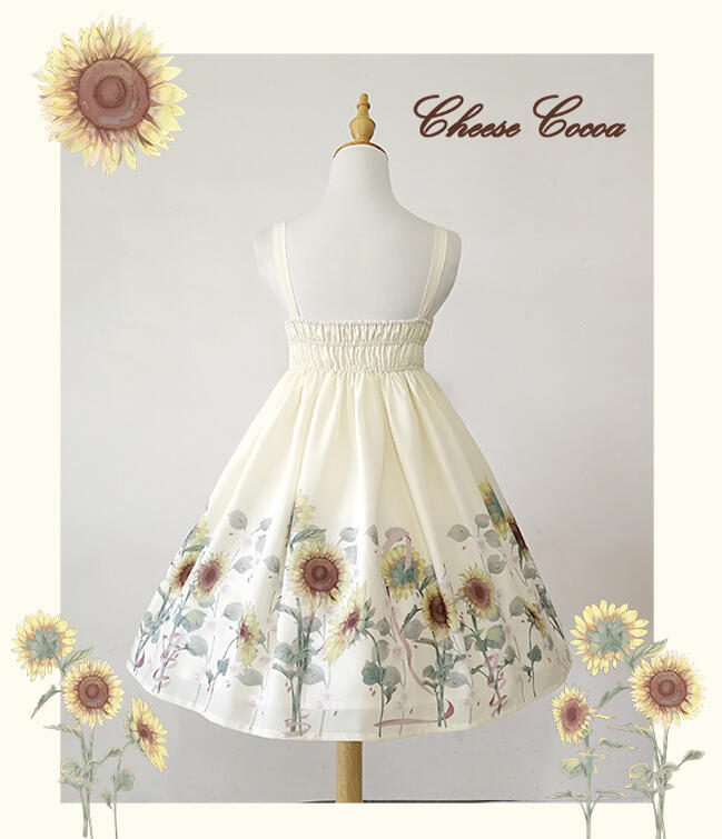 2025新入荷!【早割り】【急速出荷】 ロリータ 夏 ワンピース JSK ジャンパースカート ジャンスカ ひまわり かわいい 可愛い さわやか 清楚 エレガント レディース ハイウエスト S L 2025新入荷!【早割り】【急速出荷】 ロリータ 夏 ワンピース JSK ジャンパースカート ジャンスカ ひまわり かわいい 可愛い さわやか 清楚 エレガント レディース ハイウエスト S L