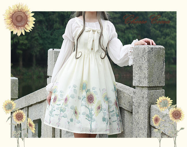 2025新入荷!【早割り】【急速出荷】 ロリータ 夏 ワンピース JSK ジャンパースカート ジャンスカ ひまわり かわいい 可愛い さわやか 清楚 エレガント レディース ハイウエスト S L 2025新入荷!【早割り】【急速出荷】 ロリータ 夏 ワンピース JSK ジャンパースカート ジャンスカ ひまわり かわいい 可愛い さわやか 清楚 エレガント レディース ハイウエスト S L