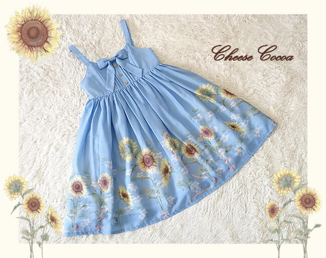 2025新入荷!【早割り】【急速出荷】 ロリータ 夏 ワンピース JSK ジャンパースカート ジャンスカ ひまわり かわいい 可愛い さわやか 清楚 エレガント レディース ハイウエスト S L 2025新入荷!【早割り】【急速出荷】 ロリータ 夏 ワンピース JSK ジャンパースカート ジャンスカ ひまわり かわいい 可愛い さわやか 清楚 エレガント レディース ハイウエスト S L