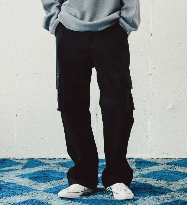 [JEMUT] Youth Wide Cargo Pants