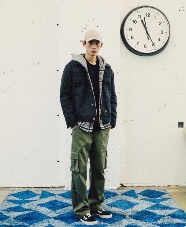[JEMUT] Youth Wide Cargo Pants