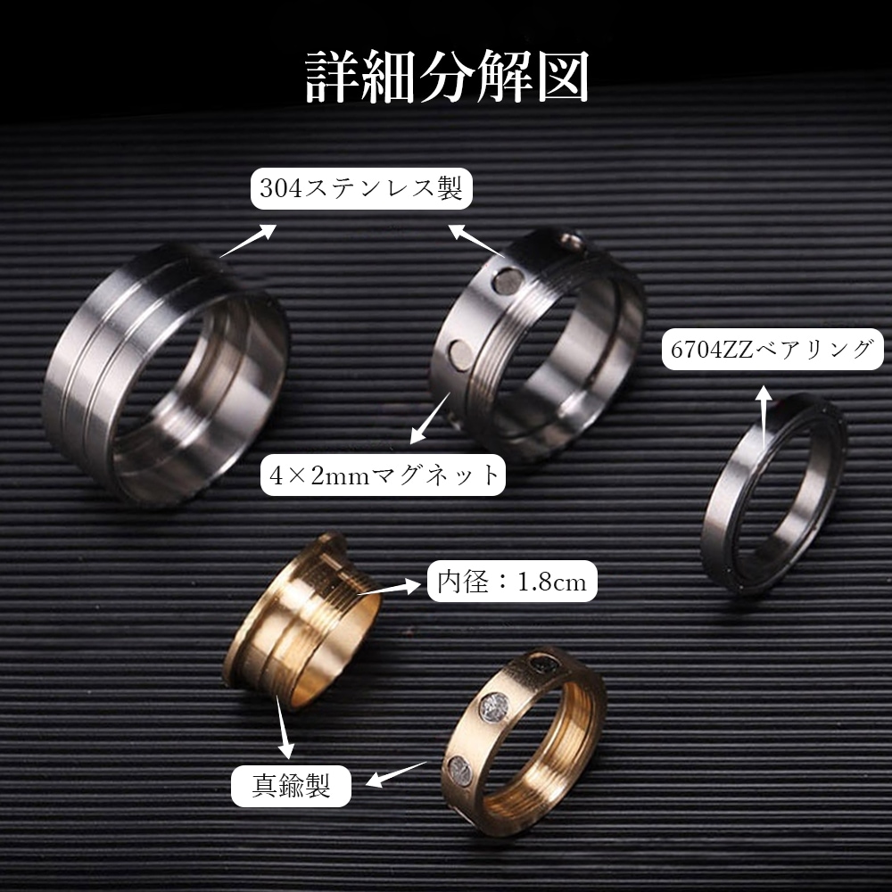 Qoo10] EDC おもちゃ EDCツールフィジェッ