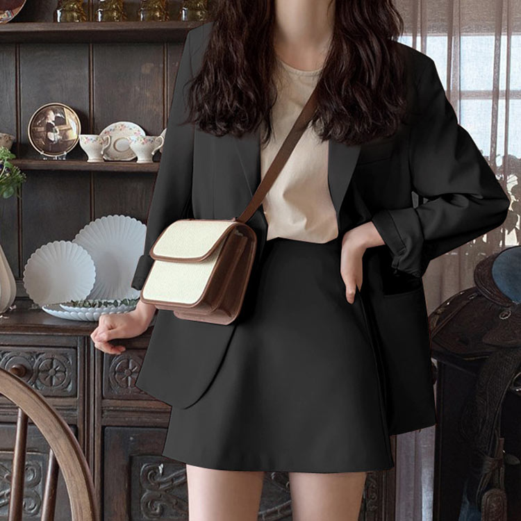 ジャケットレディーススーツジャケットゆったり春春秋テーラードジlャケットゆったりアウター無地フォーマル上着キレイ目OLカジュアル通勤20黒