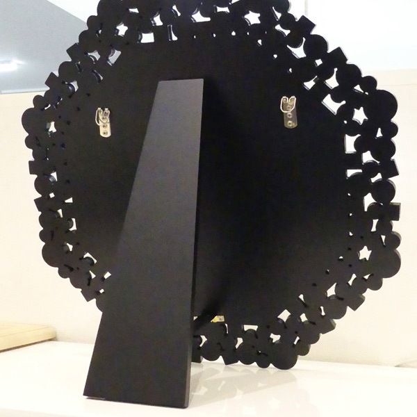 壁掛け ウォールミラー 八角ミラー クリスタル